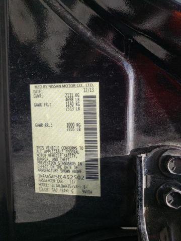 Photo 10 from auction – 2014 NISSAN MAXIMA S with VIN 1N4AA5AP5EC452502