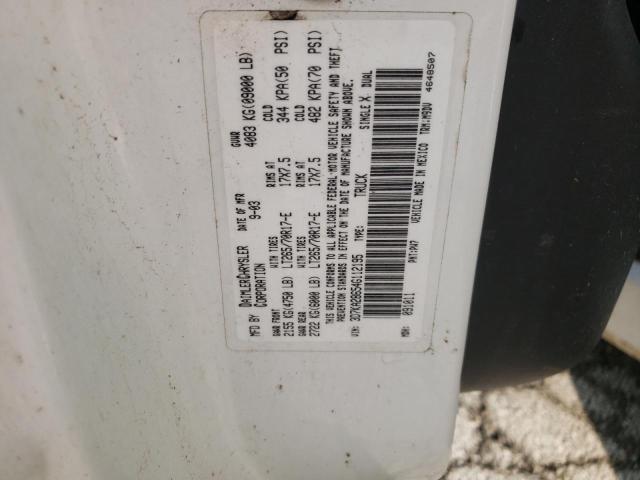 Photo 10 from auction – 2004 DODGE RAM 2500 S with VIN 3D7KA28654G112195