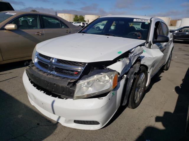 Photo 2 from auction – 2012 DODGE AVENGER SE with VIN 1C3CDZAB1CN252891