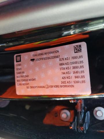Photo 10 from auction – 2019 CHEVROLET SILVERADO with VIN 1GCPYFED1KZ226567
