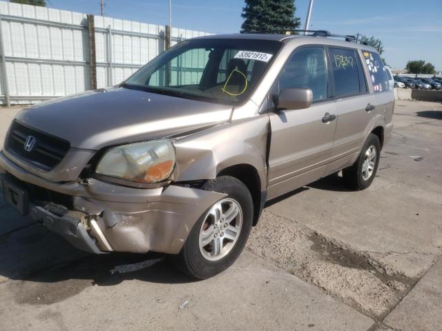 Photo 2 from auction – 2004 HONDA PILOT EX with VIN 2HKYF18624H569330