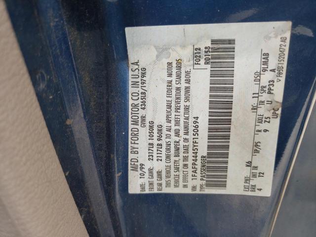 Foto 10 de la subasta – 2000 FORD MUSTANG con VIN 1FAFP4445YF150694