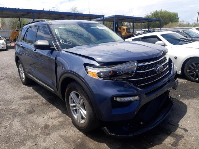 FORD EXPLORER X 2021 with VIN 1FMSK7DH7MGA41181 - Photo from auction