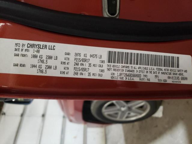 Photo 10 from auction – 2008 JEEP PATRIOT SP with VIN 1J8FF28W68D660683