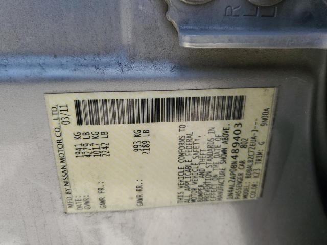 Photo 10 from auction – 2011 NISSAN ALTIMA BAS with VIN 1N4AL2AP0BN489403