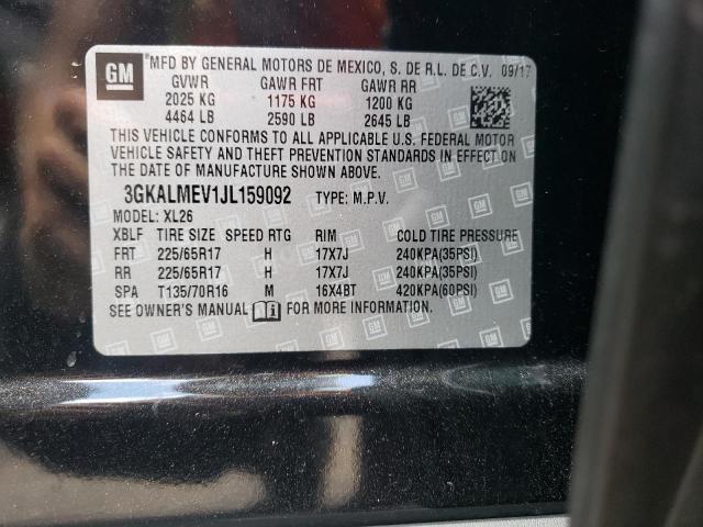 Photo 10 from auction – 2018 GMC TERRAIN SL with VIN 3GKALMEV1JL159092