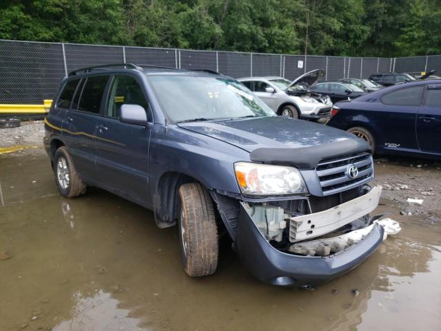 TOYOTA HIGHLANDER 2007 with VIN JTEEP21AX70209045 - Photo from auction
