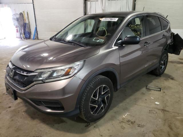Photo 2 from auction – 2016 HONDA CR-V EX with VIN 5J6RM4H45GL025439
