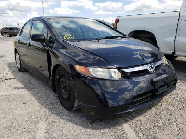 Photo 1 from auction – 2007 HONDA CIVIC LX with VIN 2HGFA16567H313237