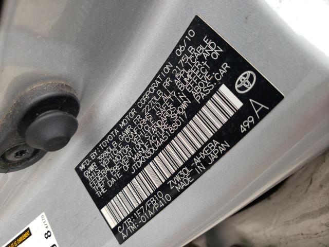 Photo 10 from auction – 2010 TOYOTA PRIUS with VIN JTDKN3DU4A5188017