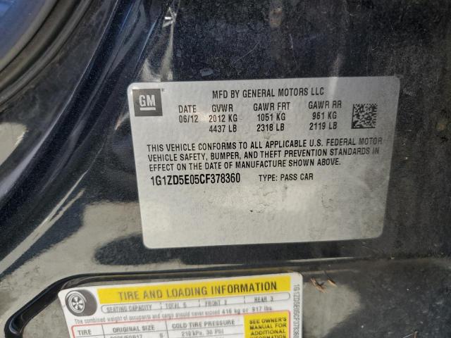 Photo 10 from auction – 2012 CHEVROLET MALIBU 2LT with VIN 1G1ZD5E05CF378360