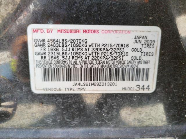 Photo 10 from auction – 2009 MITSUBISHI OUTLANDER with VIN JA4LS21W69Z013201