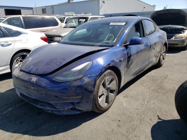 Photo 2 from auction – 2021 TESLA MODEL 3 with VIN 5YJ3E1EBXMF999538