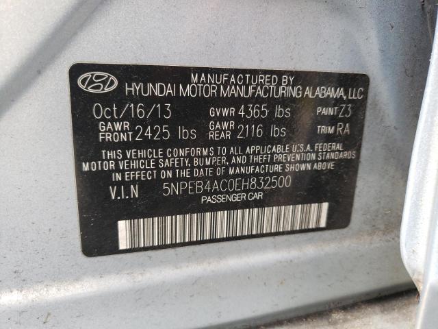 Photo 10 from auction – 2014 HYUNDAI SONATA GLS with VIN 5NPEB4AC0EH832500