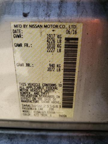 Photo 10 from auction – 2016 NISSAN ALTIMA with VIN 1N4AL3AP1GC255683