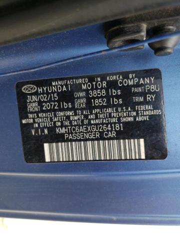Photo 10 from auction – 2016 HYUNDAI VELOSTER T with VIN KMHTC6AEXGU264181