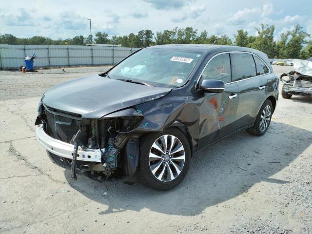 Photo 2 from auction – 2016 ACURA MDX TECHNO with VIN 5FRYD4H4XGB048525