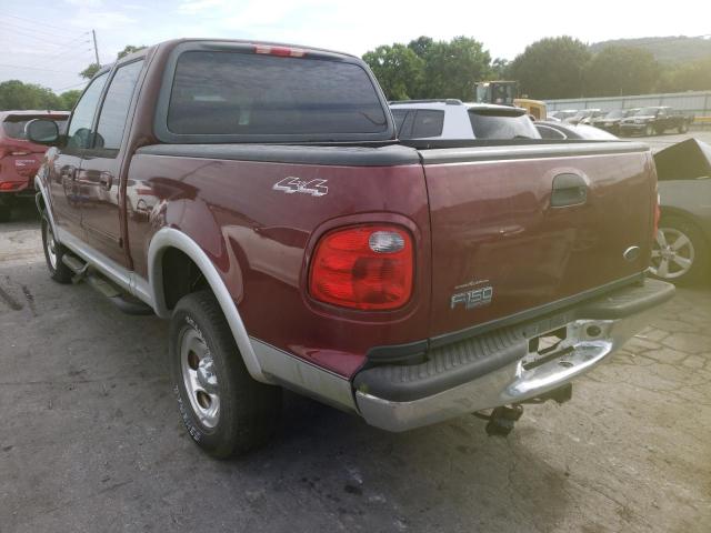 Photo 3 from auction – 2003 FORD F150 SUPER with VIN 1FTRW08L73KB84530
