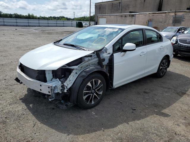 Photo 2 from auction – 2013 HONDA CIVIC EXL with VIN 19XFB2F99DE059499