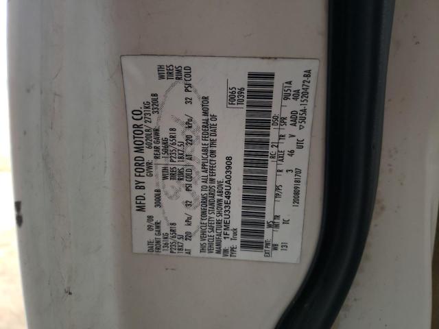 Zdjęcie 10 z aukcji – 2009 FORD EXPLORER S z VIN 1FMEU33E49UA03908
