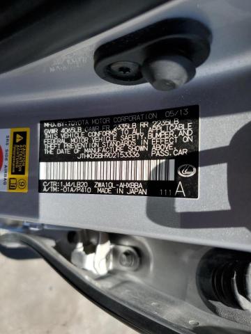 Photo 10 from auction – 2013 LEXUS CT 200 with VIN JTHKD5BH9D2153336
