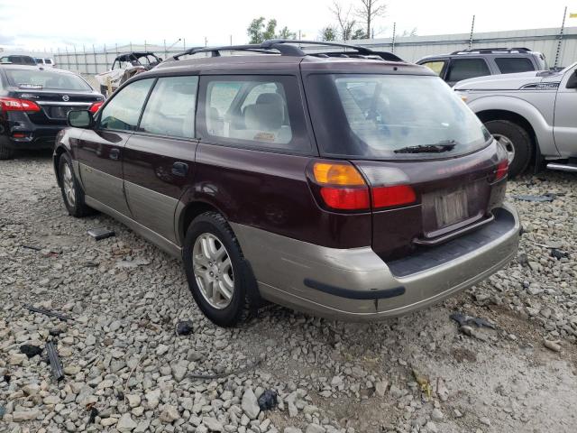 Photo 3 from auction – 2001 SUBARU LEGACY OUT with VIN 4S3BH675317608027