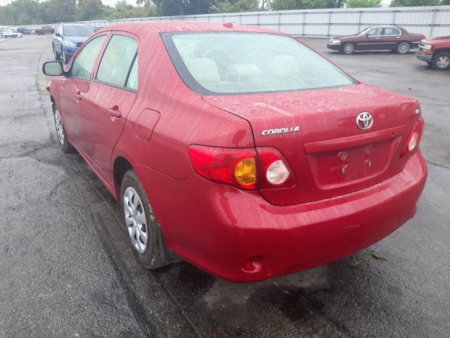 Photo 3 from auction – 2009 TOYOTA COROLLA BA with VIN 1NXBU40E09Z066761