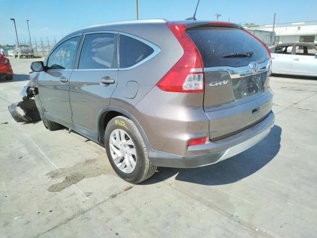 Photo 3 from auction – 2016 HONDA CR-V EXL with VIN 2HKRM4H77GH707694