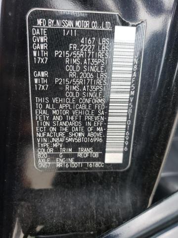 Photo 10 from auction – 2011 NISSAN JUKE S with VIN JN8AF5MV5BT016996