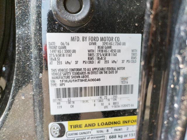 Photo 10 from auction – 2017 FORD EXPEDITION with VIN 1FMJU1HT9HEA06046