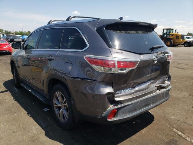 Photo 3 from auction – 2015 TOYOTA HIGLANDER with VIN 5TDKKRFH0FS098649