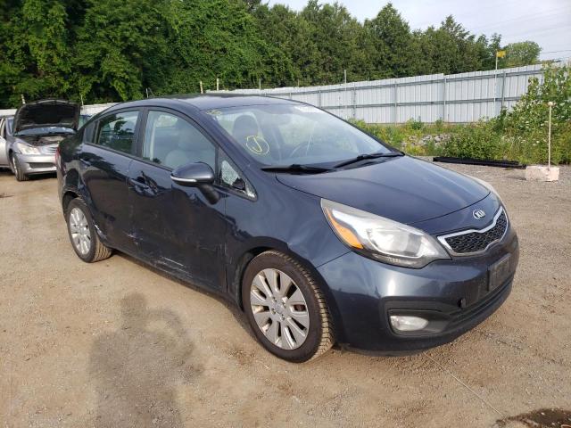 KIA RIO EX 2014 with VIN KNADN4A37E6330335 - Photo from auction