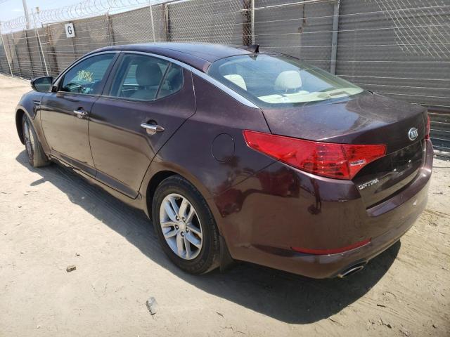 Photo 3 from auction – 2013 KIA OPTIMA with VIN 5XXGM4A73DG234837
