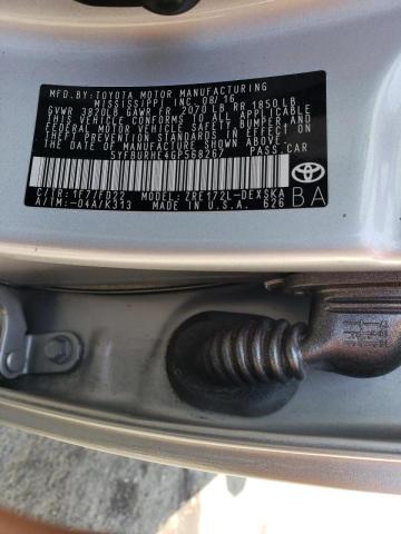 Photo 10 from auction – 2016 TOYOTA COROLLA L with VIN 5YFBURHE4GP568267