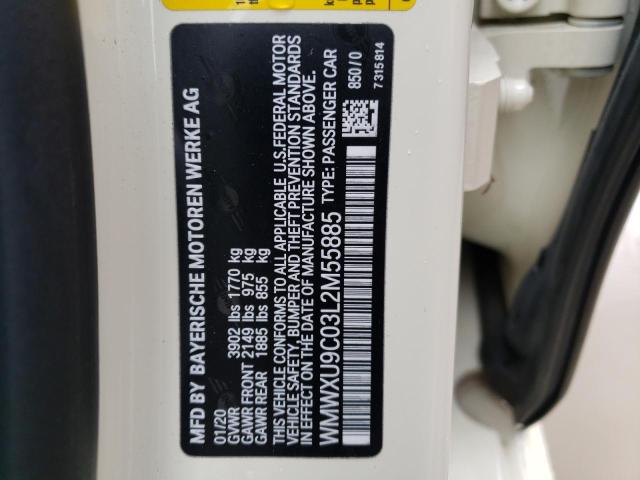 Photo 10 from auction – 2020 MINI COOPER S with VIN WMWXU9C03L2M55885
