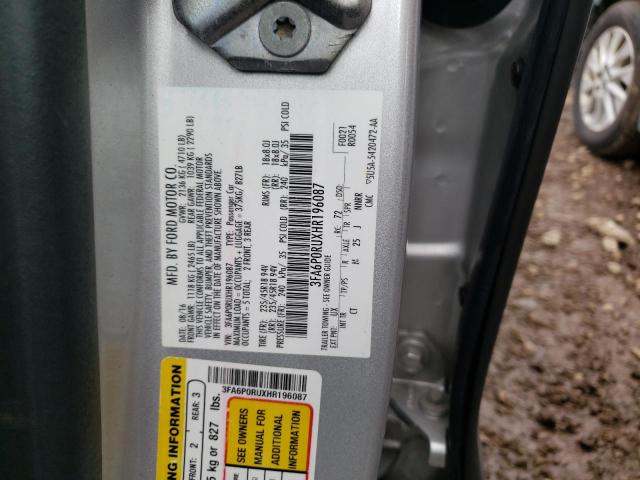 Photo 10 from auction – 2017 FORD FUSION TIT with VIN 3FA6P0RUXHR196087