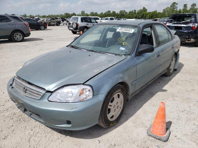 Photo 2 from auction – 2000 HONDA CIVIC BASE with VIN 2HGEJ6619YH542695