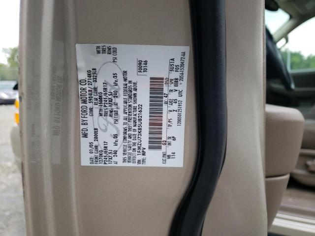 Photo 10 from auction – 2005 FORD EXPLORER X with VIN 1FMZU73K85UB21632