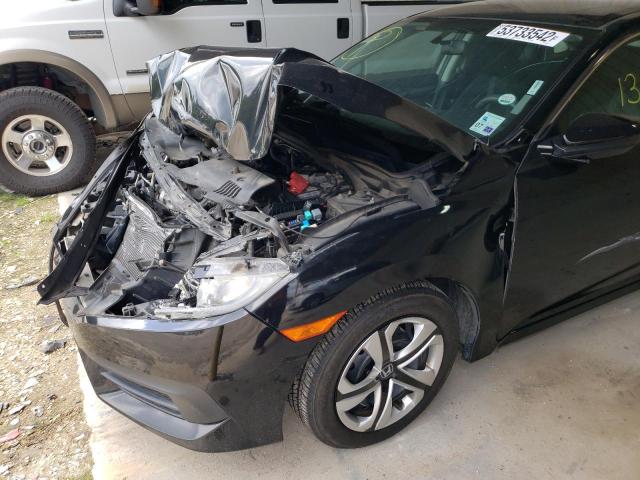 Photo 9 from auction – 2017 HONDA CIVIC LX with VIN 19XFC2F56HE048900