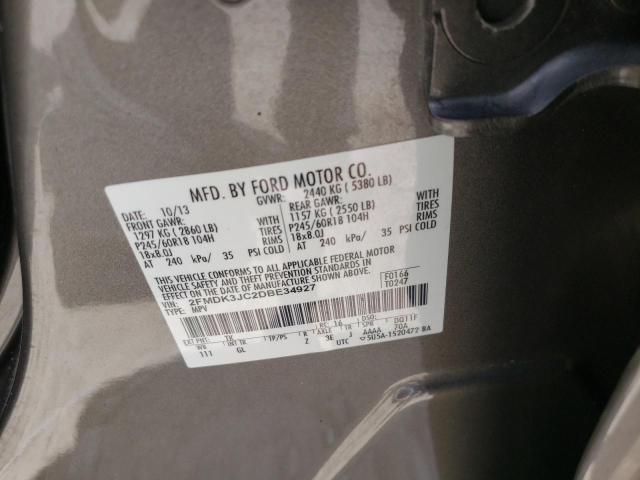 Photo 10 from auction – 2013 FORD EDGE SEL with VIN 2FMDK3JC2DBE34927