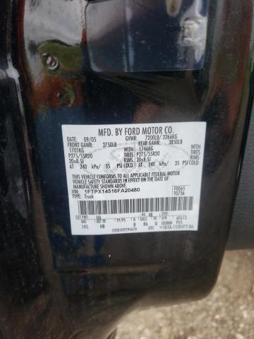 Photo 10 from auction – 2006 FORD F150 with VIN 1FTPX14516FA20480