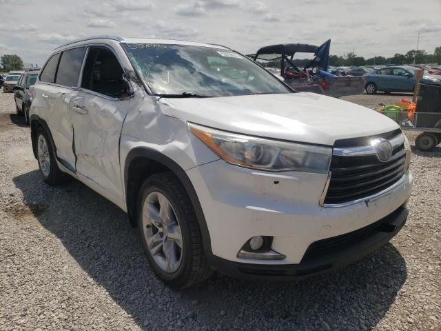 TOYOTA HIGHLANDER 2014 with VIN 5TDDKRFH9ES008700 - Photo from auction