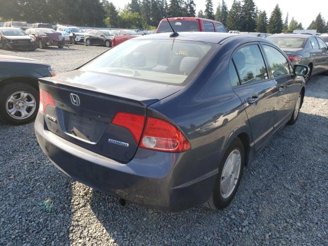 Photo 4 from auction – 2007 HONDA CIVIC HYBR with VIN JHMFA36297S012873