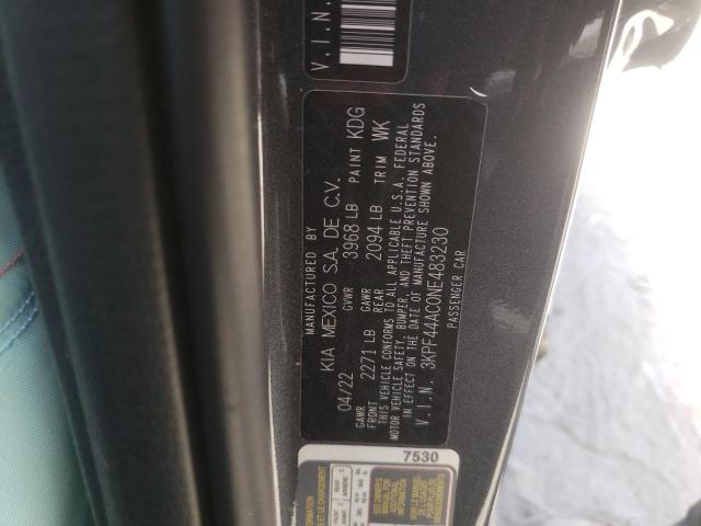 Photo 10 from auction – 2022 KIA FORTE GT with VIN 3KPF44AC0NE483230