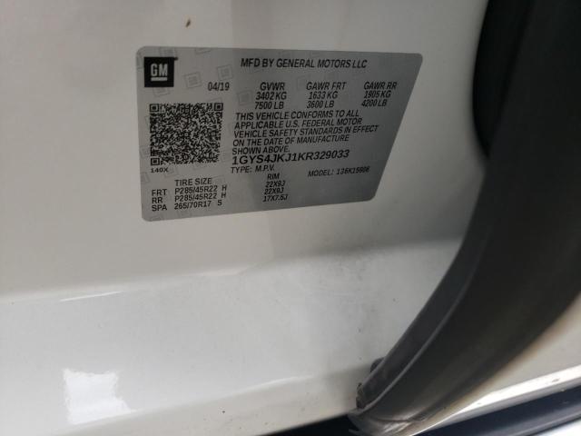 Photo 10 from auction – 2019 CADILLAC ESCALADE E with VIN 1GYS4JKJ1KR329033
