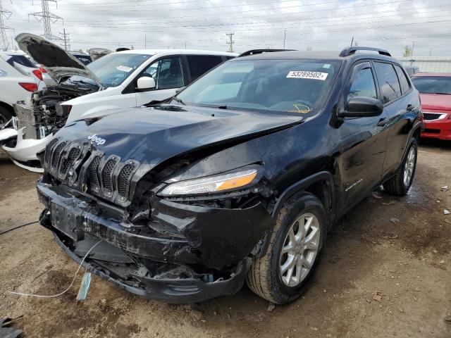 Photo 2 from auction – 2016 JEEP CHEROKEE S with VIN 1C4PJMAS6GW215778