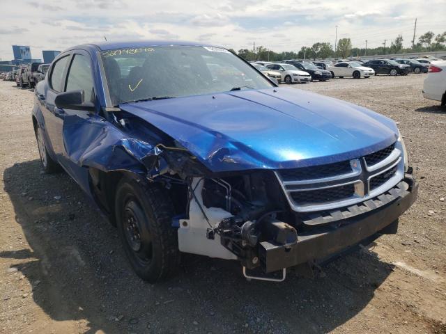 DODGE AVENGER SE 2014 with VIN 1C3CDZAB3EN147434 - Photo from auction
