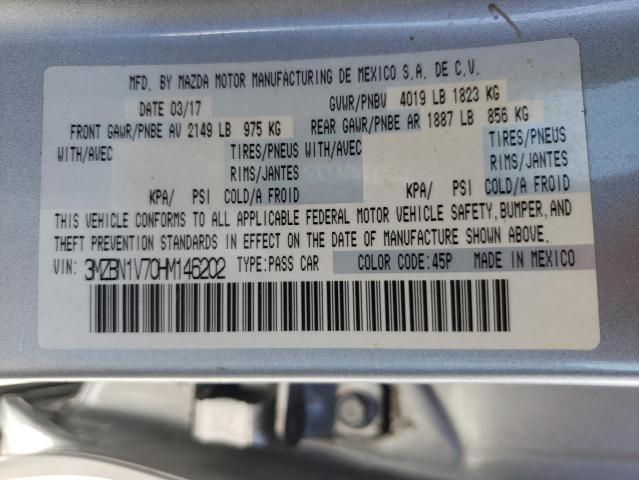 Photo 10 from auction – 2017 MAZDA 3 TOURING with VIN 3MZBN1V70HM146202