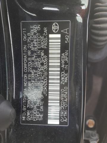 Photo 10 from auction – 2011 TOYOTA PRIUS with VIN JTDKN3DU1B1383369