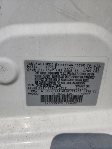 Photo 10 from auction – 2016 NISSAN VERSA NOTE with VIN 3N1CE2CP0GL374627